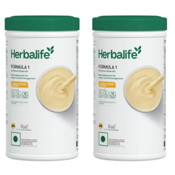Herbalife Formula 1 Nutritional Shake Mix Powder - Weight Control Drink (Combo of 2)
