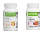 Herbalife Afresh Energy Drink Mix Combo Pack - Peach (50g) & Kashmiri Kahwa (40g) Flavours