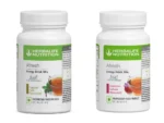 Herbalife Afresh Energy Drink Mix Combo Pack - Natural Tulsi (50g) & Kashmiri Kahwa (40g) Flavours
