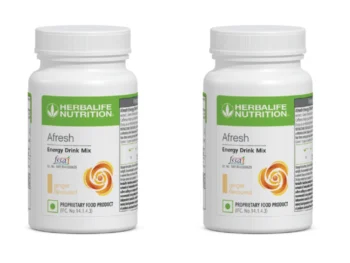Herbalife Afresh Energy Drink Mix Twin Pack - Ginger Flavoured (50g x 2 Packs)