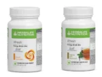 Herbalife Afresh Energy Drink Mix Combo Pack - Peach (50g) & Natural Tulsi (50g) Flavours